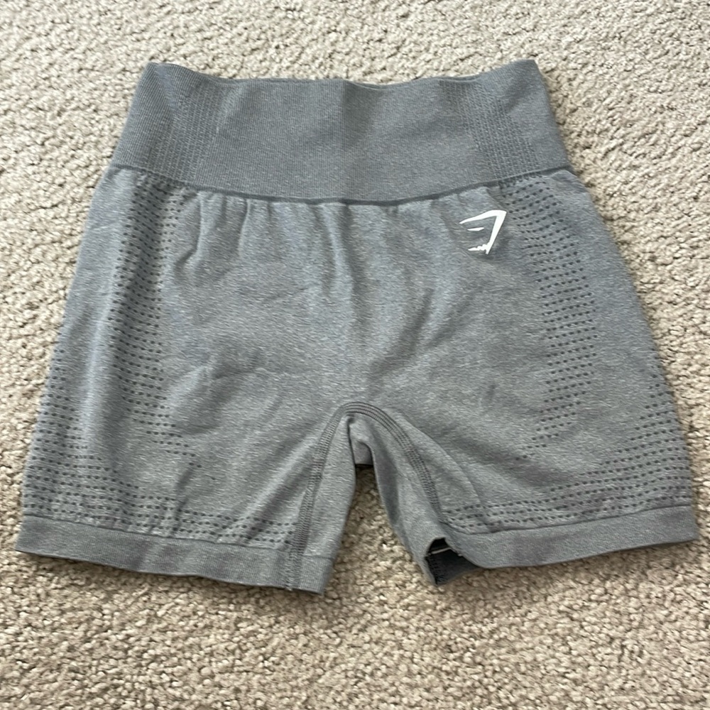 Gymshark Vital Seamless 2.0 Short in Grey, Size S